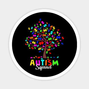 Astism Squad Gift For Autism Awareness Magnet